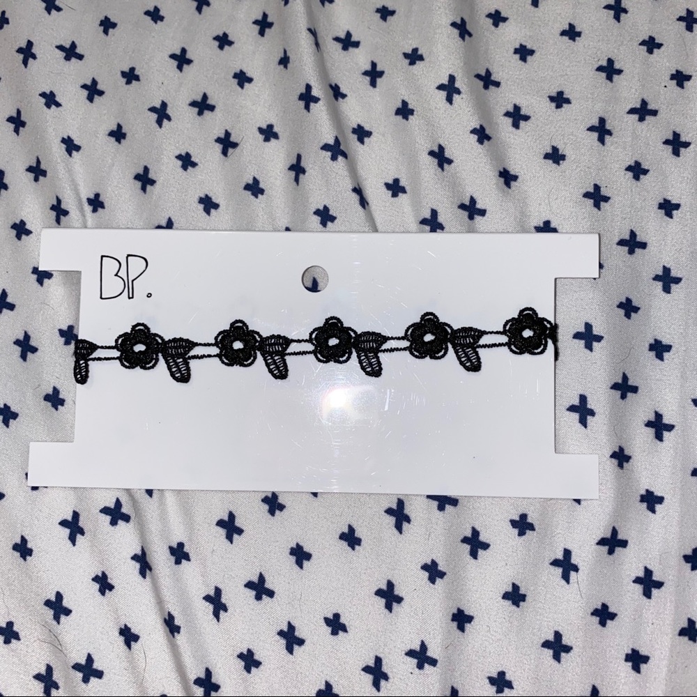 Fabric Flower choker